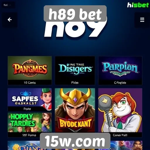 h89 bet análise dos jogos oferecidos